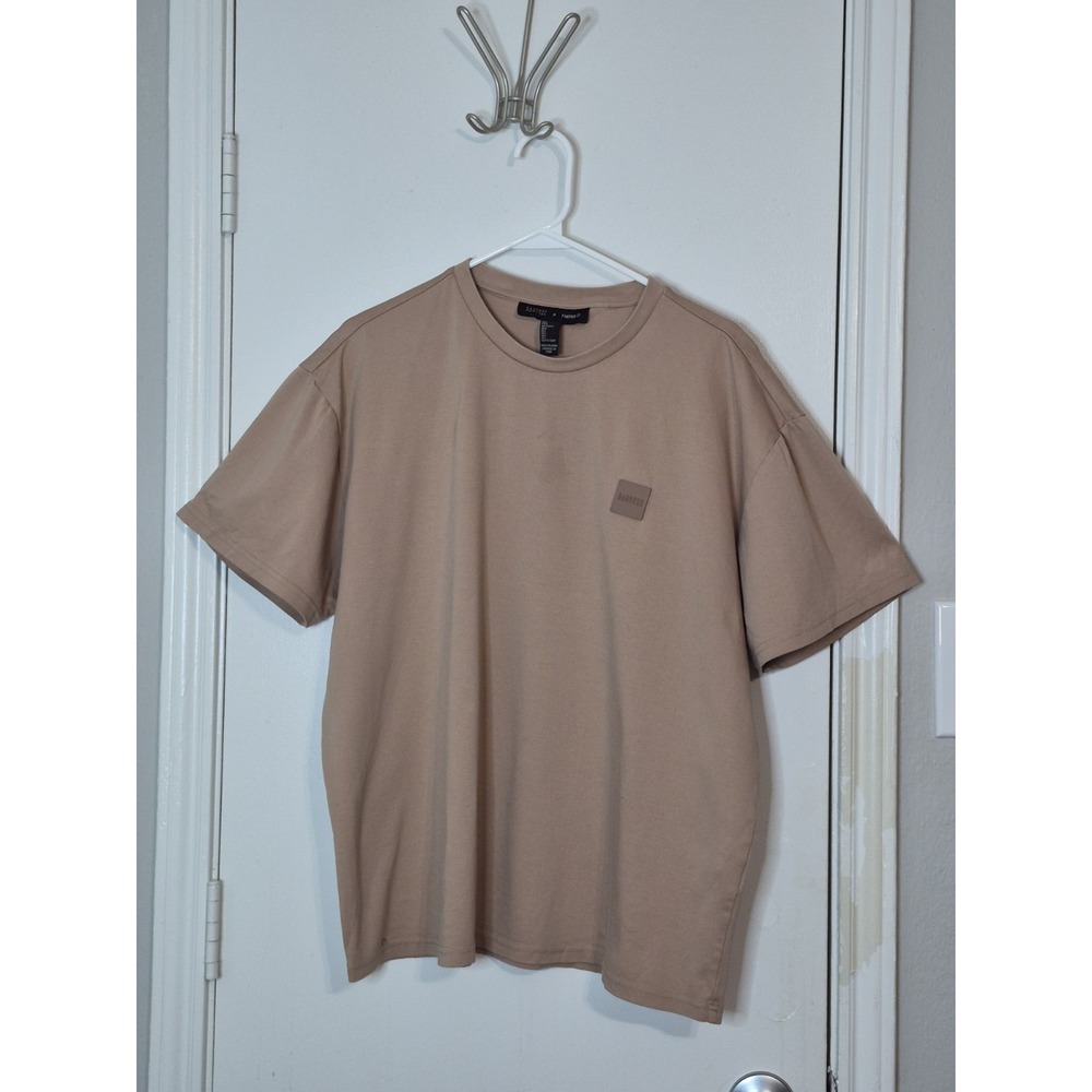 Barney's New York X Forever 21 Mens Tan's T Shirt Size Large Casual Minimalist